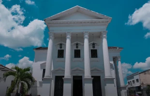 Fachada de la Catedral de Cartago (Colombia). Crédito: captura de video.