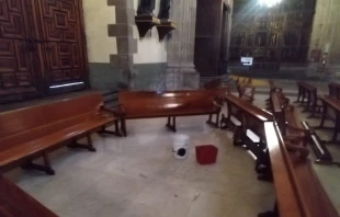 Daños de lluvias en Catedral de Ciudad de México. Crédito: Catedral Metropolitana de México.