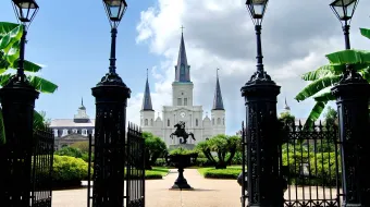 Catedral de St. Louis en Nueva Orleans.