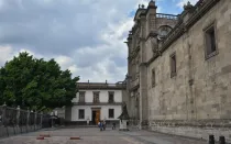 Imagen referencial del atrio poniente de la Catedral Metropolitana de la Ciudad de México