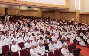 La 36.ª asamblea bienal de la Conferencia Episcopal de la India (CBCI), con la asistencia de más de 180 obispos, comenzó en Bangalore el 31 de enero de 2024. Crédito: CBCI.