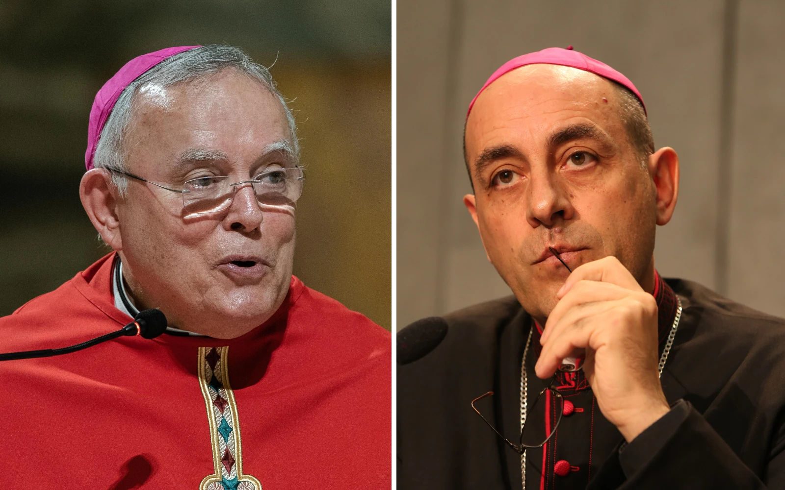 Mons. Charles J. Chaput, Arzobispo emérito de Filadelfia (izquierda) y Cardenal Víctor Manuel Fernández, prefecto del Dicasterio para la Doctrina de la Fe (derecha).?w=200&h=150