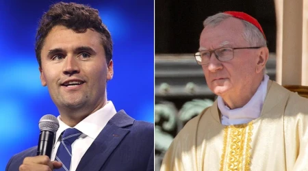 Charlie Kirk / Cardenal Pietro Parolin.
