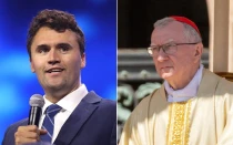 Charlie Kirk / Cardenal Pietro Parolin.