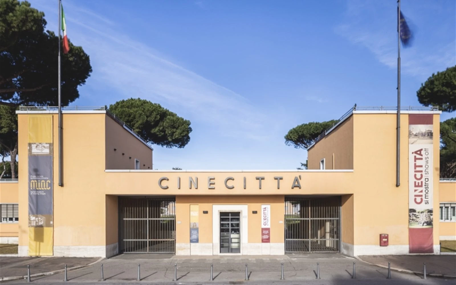 Entrada histórica de Cinecittà.?w=200&h=150