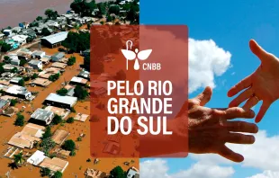 Campaña de la Conferencia Episcopal de Brasil por las inundaciones en Río Grande del Sur. Crédito: CNBB.