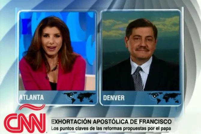 VIDEO: CNN entrevista al director de ACI Prensa sobre exhortación Evangelii Gaudium del Papa Francisco