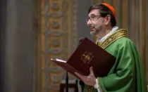 El Cardenal José Cobo en la toma de posesión de su título cardenalicio en Roma