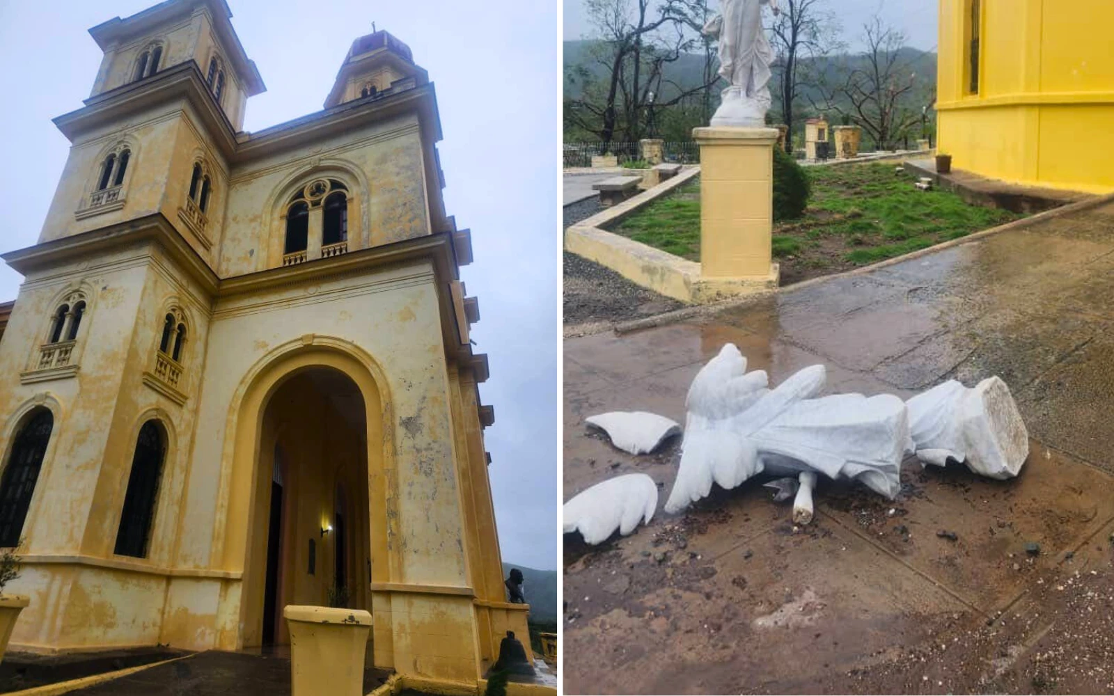 Huracán Melissa dañó seriamente el santuario cubano de la Virgen del Cobre.?w=200&h=150