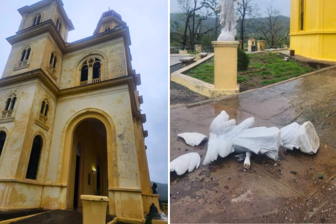Huracán Melissa dañó seriamente el santuario cubano de la Virgen del Cobre