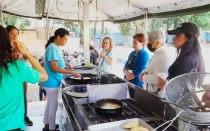 Cocineta del albergue migrante.
