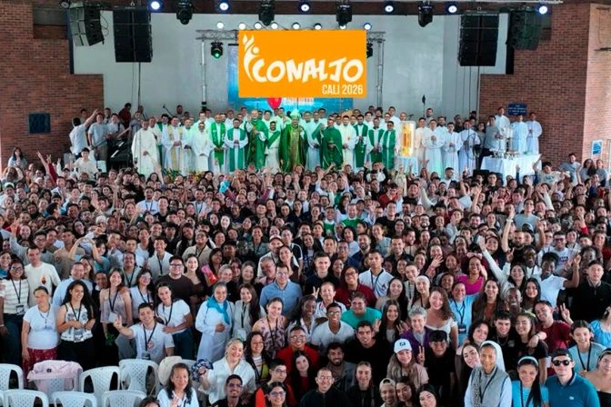 Jóvenes participantes en el Congreso Nacional de Jóvenes Carismáticos (CONALJO 2026).