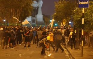 Protestas en Peru00fa. Cru00e9dito: ANDINA/Andru00e9s Valle. 