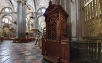 Confesionario en la Catedral de Puebla de los Ángeles, en México.
