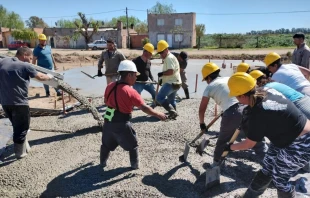 Construcción de viviendas Crédito: Cáritas 9 de Julio