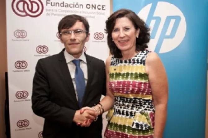 Fundación ONCE y HP firman acuerdo para la inserción laboral de personas con discapacidad