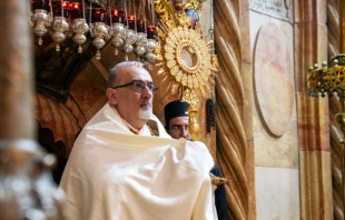 El Corpus Christi en la Basílica del Santo Sepulcro Crédito: SG - Custodia de Tierra Santa