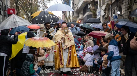 Procesión de Corpus Christi en Montevideo
