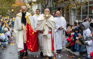 Procesión de Corpus Christi en Montevideo, Uruguay. Crédito: Iglesia Católica Montevideo