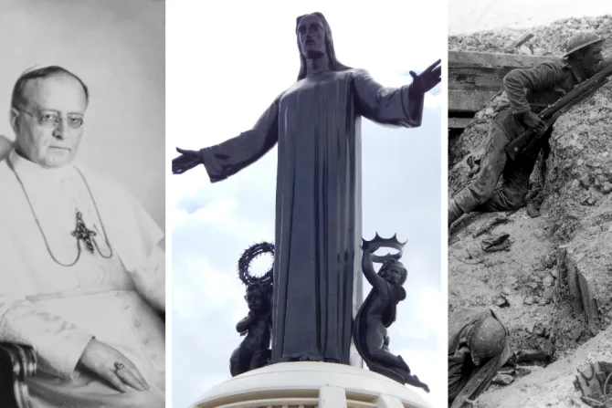 Pío XI, Cristo Rey de Guanajuato, México y la batalla del Somme en la Primera Guerra Mundial.