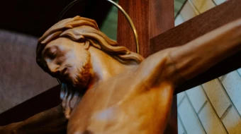 Foto referencial de un crucifijo
