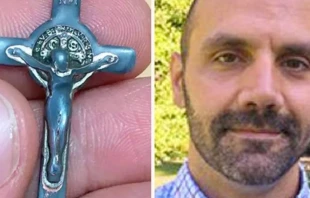 Cruz que utiliza el profesor de física Matt D’Antuono. Crédito: Matt D’Antuono.