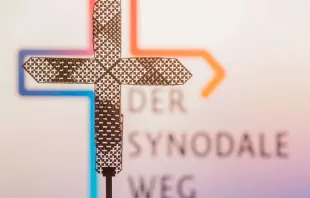La cruz del “Camino Sinodal” alemán. Crédito: Maximilian von Lachner/Synodaler Weg