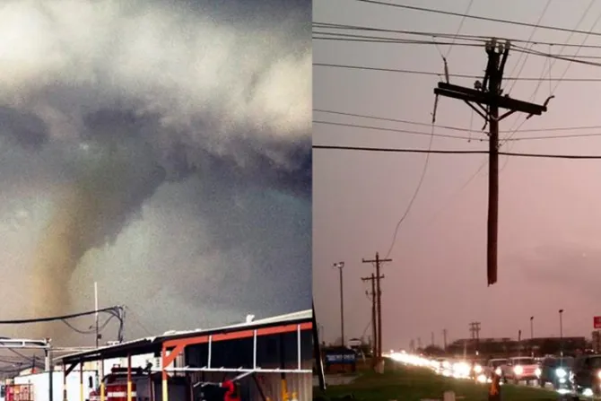 Tornados devastan Oklahoma pero una señal entre los escombros devuelve la esperanza