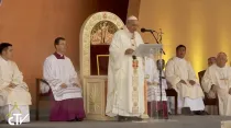 El Papa Francisco en la Misa en el Parque Rizal de Manila en Filipinas. Captura Youtube