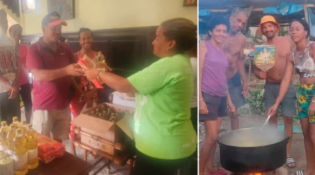 Cubanos afectados por el huracán Melissa reciben ayuda de Cáritas.