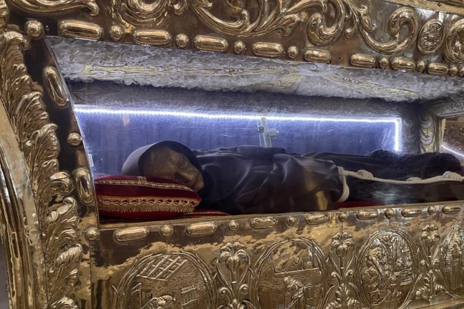 Cuerpo incorrupto del Beato Sebastián de Aparicio