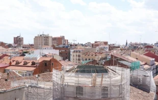 Panorámica de la cúpula de la iglesia de la Vera Cruz en Valladolid. Crédito: Arzobispado de Valladolid.
