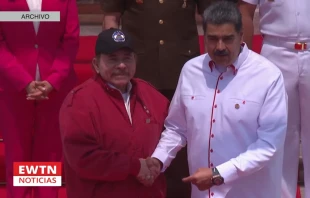 Daniel Ortega y Nicolás Maduro. Crédito: EWTN Noticias.