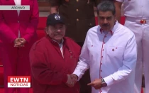 Daniel Ortega y Nicolás Maduro.
