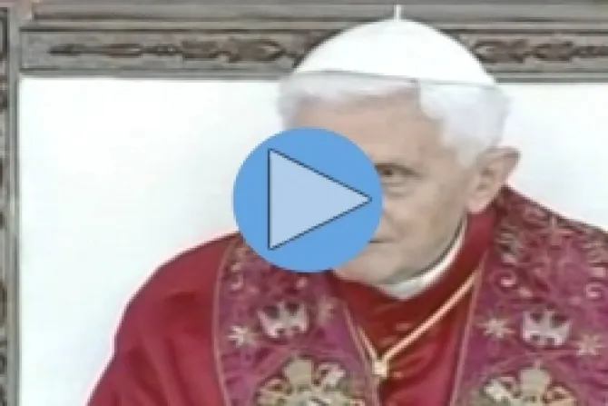 VIDEO: Encuentro del Papa Benedicto XVI con los jóvenes en el Líbano