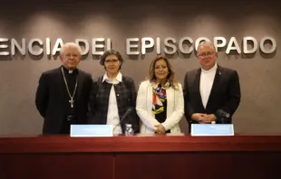 Representantes de la Iglesia Católica que convocan al Diálogo Nacional por la Paz. Crédito: Jesuitas México