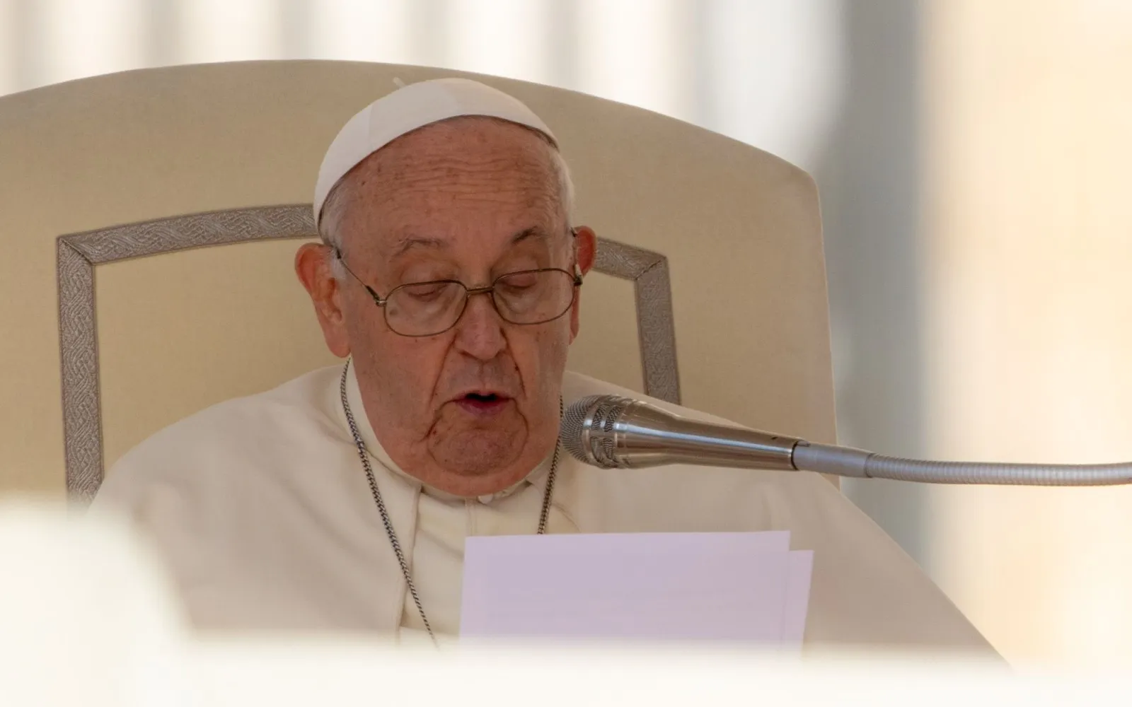 El Papa Francisco, durante la celebración del Audiencia General el 11 de octubre de 2023.?w=200&h=150