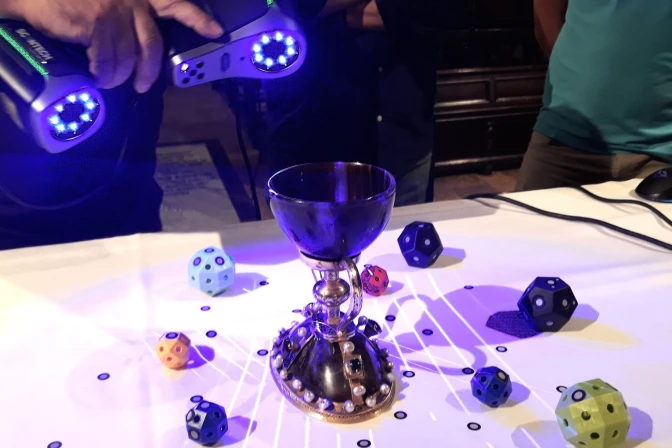 Escaneo digital del Santo Cáliz de Valencia.