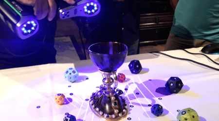 Escaneo digital del Santo Cáliz de Valencia.