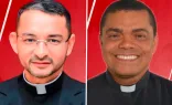 El P. Dimas Acuña Jiménez, nuevo Obispo de El Banco, y el P. Edgar Mejía Orozco, nuevo Obispo Auxiliar de Barranquilla.
