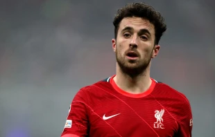 Diogo Jota + estrella del Liverpool F.C. de Inglaterra y de la selección de Portugal. Crédito: Shutterstock