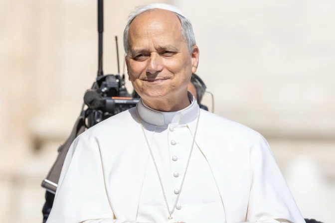 El Papa León XIV en la Audiencia General de este miércoles