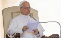 El Papa León XIV en la audiencia general del miércoles 18 de junio