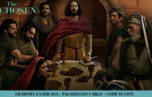 Invitación del Vaticano al estreno del capítulo de The Chosen Crédito: Oficina de Prensa de la Santa Sede