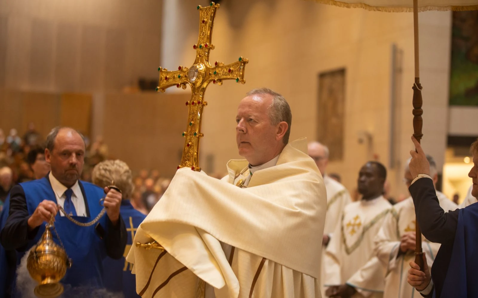 Mons. Eamon Martin durante la Misa de consagración de Irlanda al Sagrado Corazón de Jesús/Imagen referencial?w=200&h=150