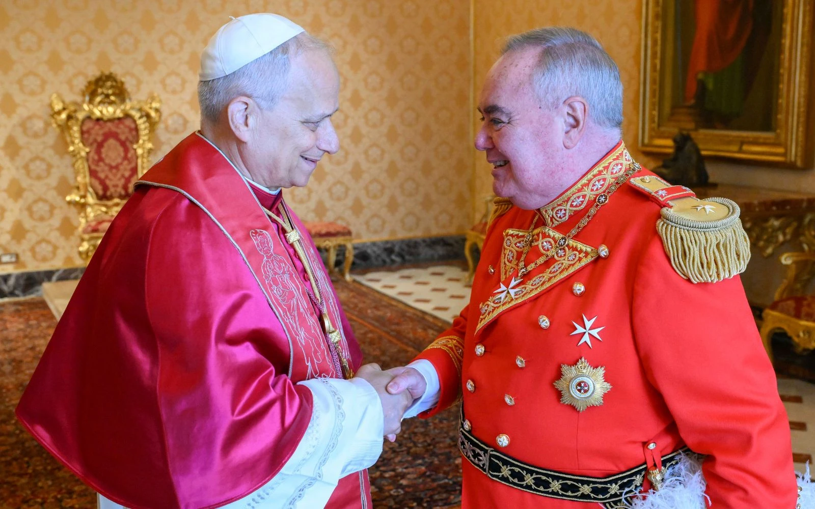 John Timothy Dunlap, Gran Maestre y jefe de la Soberana Orden de Malta se reúne con León XIV?w=200&h=150
