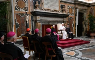 El Papa con la Reunión de las Obras de Ayuda a las Iglesias Orientales (ROACO) —-el brazo operativo de la Santa Sede para dar asistencia a las Iglesias orientales Crédito: Vatican Media