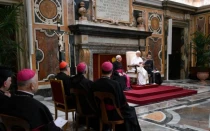El Papa con la Reunión de las Obras de Ayuda a las Iglesias Orientales (ROACO) —-el brazo operativo de la Santa Sede para dar asistencia a las Iglesias orientales