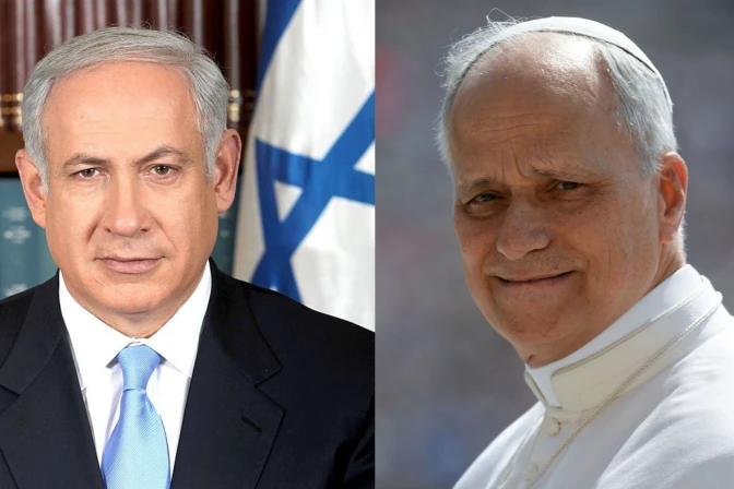 Benjamín Netanyahu, Primer Ministro de Israel/ Papa León XIV