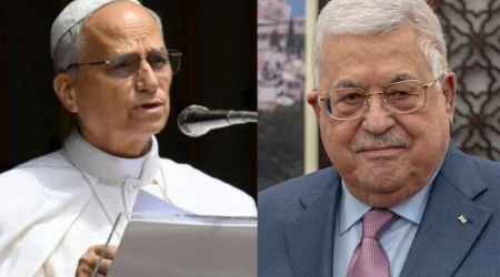 Papa León XIV / Mahmoud Abbas, presidente del Estado de Palestina